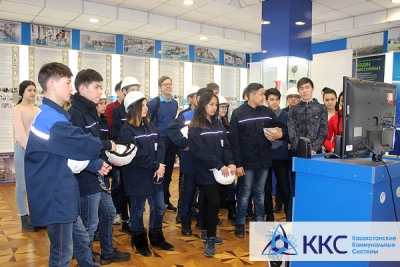 На Усть-Каменогорской ТЭЦ состоялась экскурсия для школьников