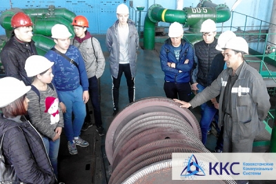 Студентам-энергетикам провели экскурсию по Карагандинской ТЭЦ-1