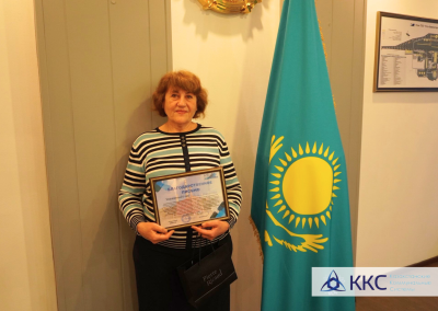 На Усть-Каменогорской ТЭЦ Ларису Владимировну проводили на заслуженный отдых