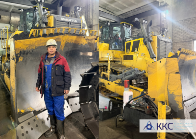 На Усть-Каменогорской ТЭЦ введён в эксплуатацию новый бульдозер