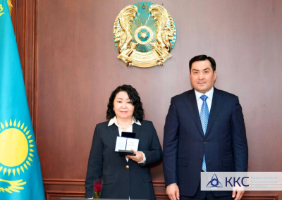 Специалист Карагандинской ТЭЦ-3 удостоена государственной награды