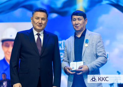 Работник Усть-Каменогорской ТЭЦ награжден медалью «Ерен еңбегі үшін»