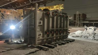 На Усть-Каменогорскую ТЭЦ доставили новый силовой трансформатор